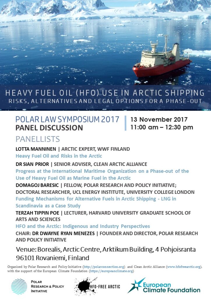 Polar Law Symposium Poster