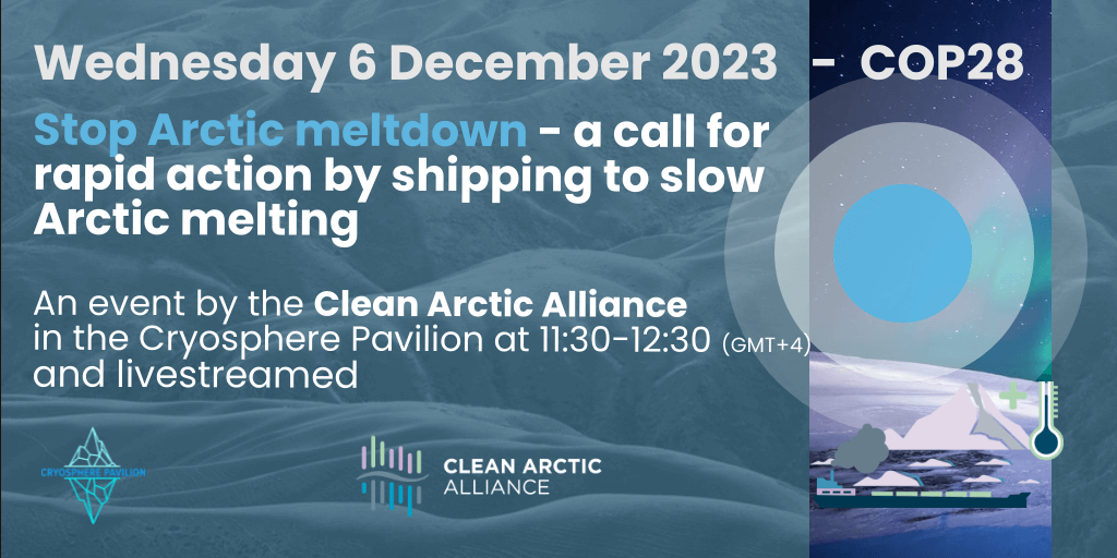 Stop Arctic meltdown - a call for rapid action by shipping to slow Arctic melting