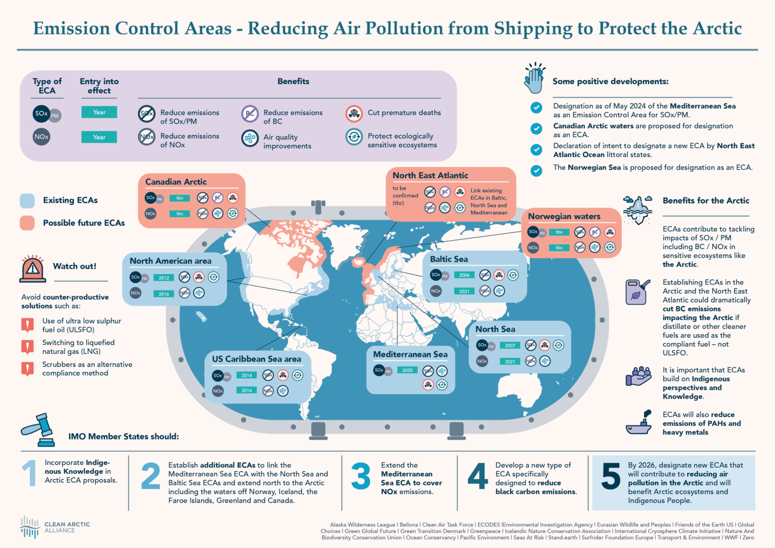 Infographic; Emission Control Areas - Reducing Air Pollution From Shipping