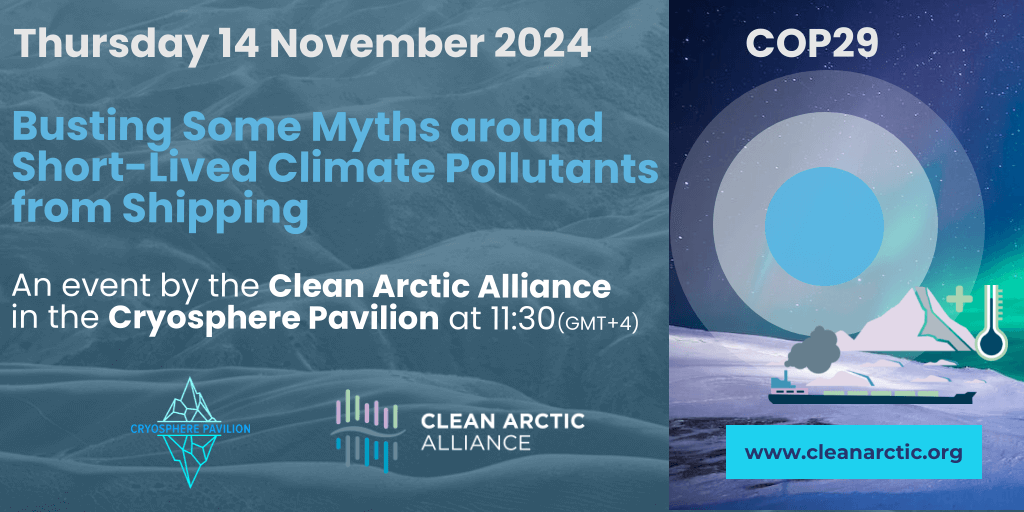 COP29 Event: Busting Myths Around Short-Lived Climate Pollutants from Shipping