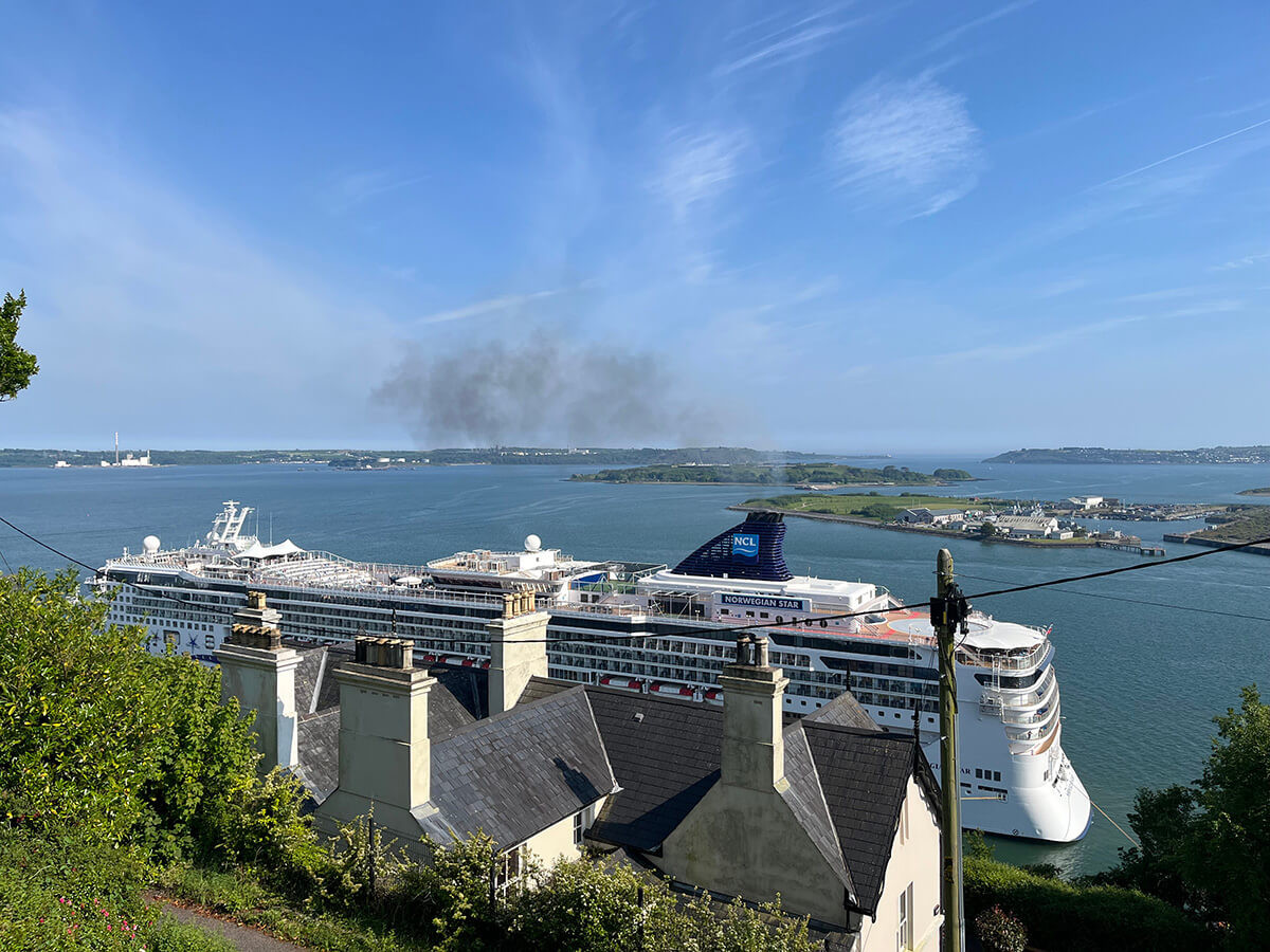 Cruise Ship Norwegian Star in port in Cobh, Cork. Copyright Kåre Press-Kristensen